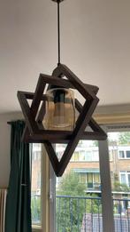 Hanglamp nieuw (zie 2e foto voor kleur, lichte!), Ophalen of Verzenden, Nieuw, Hout, Minder dan 50 cm