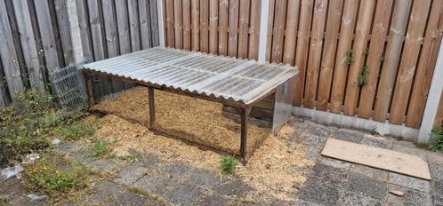 konijnen hok 230x140 cm, Dieren en Toebehoren, Knaagdieren en Konijnen | Hokken en Kooien, Gebruikt, Hok, Konijn, Ophalen
