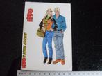2x sticker eppo logo man vrouw carry 1977, Verzenden, Zo goed als nieuw, Strip of Tekenfilm