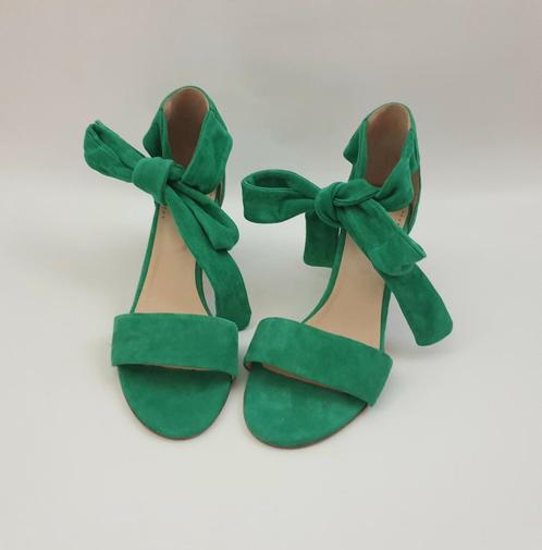 Notre-V groene sandaaltjes met hak - maat 39, Kleding | Dames, Schoenen, Nieuw, Sandalen of Muiltjes, Groen, Ophalen of Verzenden