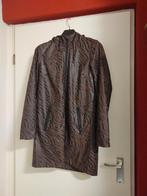 Jas bruin zwart 44, Ophalen of Verzenden, Zo goed als nieuw, Maat 42/44 (L), Zwart