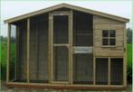 maatwerk 🔨🪚🪛VOLIERE -- met sluis -- ONDERHOUDSVRIJ🦜, Dieren en Toebehoren, Vogels | Hokken en Kooien, Ophalen, Nieuw, Hout