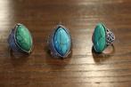 Brocante - Trio tintelende ringen!, Ophalen of Verzenden, Gebruikt, Dame of Heer