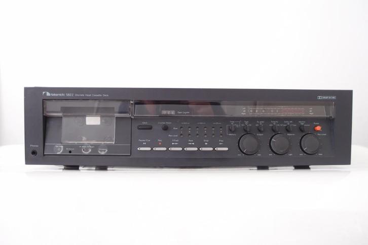 Cassetterecorder Nakamichi N582Z, Audio, Tv en Foto, Cassettedecks, Overige merken, Tiptoetsen, Tape counter, Ophalen of Verzenden