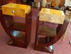 Stel Art Deco kastjes met lade, Ophalen of Verzenden