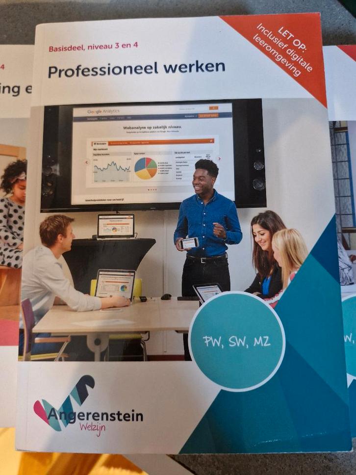 Lesboeken Angerenstein Welzijn niveau 3/4 – Complete set, Boeken, Studieboeken en Cursussen, Zo goed als nieuw, MBO, Beta, Ophalen of Verzenden