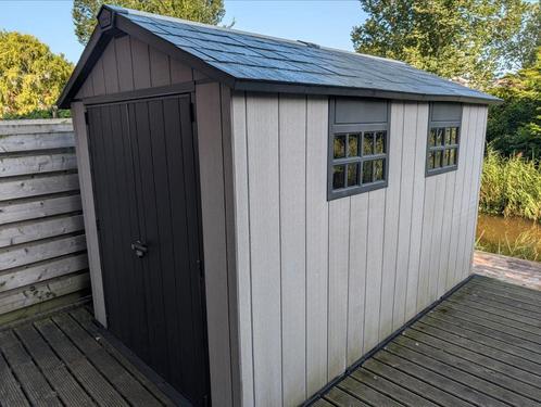 Duurzaam tuinhuisje Keter Oakland 7511, Tuin en Terras, Tuinhuizen, Gebruikt, Tuinhuis, Kunststof, 250 tot 500 cm, 200 tot 400 cm