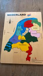 Puzzel Nederland, 10 tot 50 stukjes, Ophalen of Verzenden, Zo goed als nieuw, Van hout