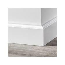 Gelakte MDF Plint Baroque RAL 9010 50 stuks beschikbaar voor biedingen