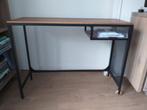 BUREAU LAPTOP-TAFEL side-table IKEA FJÄLLBO hout&zwart, Ophalen, Zo goed als nieuw