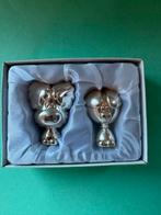 Verzilverde Tandendoosjes Zilverstad - woezel en pip, Ophalen of Verzenden