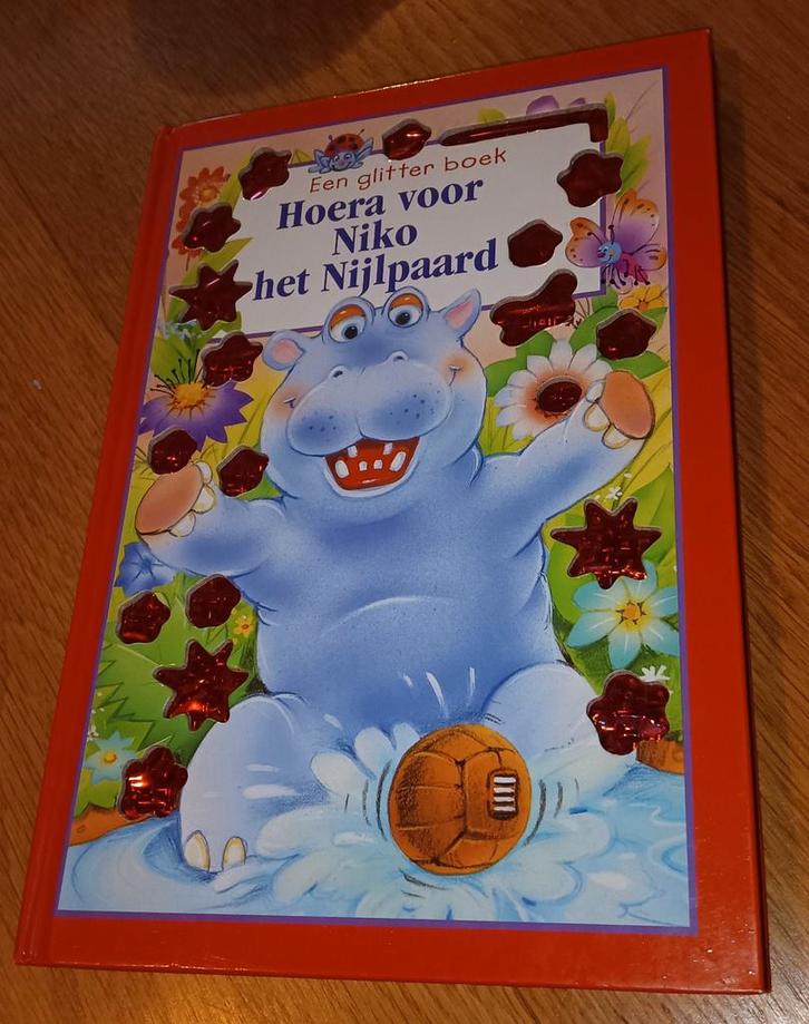 Hoera voor Niko het Nijlpaard - Kinderboek, Boeken, Kinderboeken | Baby's en Peuters, Zo goed als nieuw, 1 tot 2 jaar, Uitklap-, Voel- of Ontdekboek