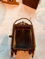 Antiek sieradenkistje / horlogekastje met handgreep, Ophalen of Verzenden