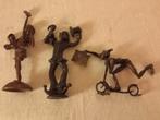 3 bronzen beeldje clinic clowns, Ophalen of Verzenden