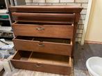 Antieke Mahonie Ladekast, ca. 100 jaar oud, Huis en Inrichting, Kasten | Dressoirs, Ophalen, Gebruikt, 50 tot 100 cm, Met lade(s)