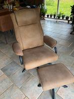 Relaxstoel met voetensteun - Comfortabel!, Huis en Inrichting, Fauteuils, Ophalen, Gebruikt, 75 tot 100 cm, Stof