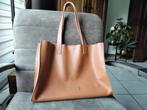 SHABBIES cognac leren tas., Sieraden, Tassen en Uiterlijk, Tassen | Damestassen, Ophalen, Nieuw, Bruin, Handtas