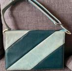 Vintage leren tasje, Ophalen of Verzenden, Zo goed als nieuw, Bruin, Schoudertasje