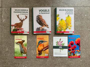 3 natuurboeken Postcodeloterij + Veldgidsen (KWF) beschikbaar voor biedingen