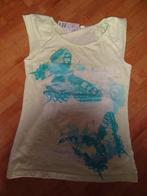 geelzomers shirtje met vlinders en glitters nieuw mt 146/152, Kinderen en Baby's, Kinderkleding | Maat 152, Ophalen of Verzenden