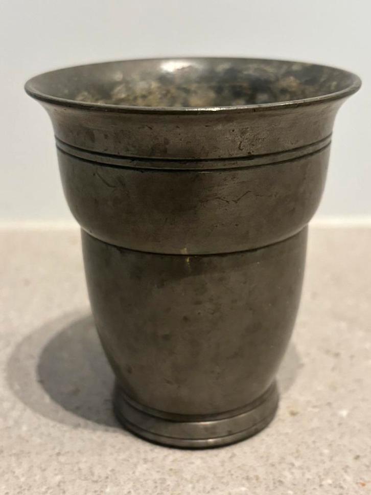 Amsterdamse School Gero Tin Vaas, Antiek en Kunst, Antiek | Tin, Ophalen of Verzenden