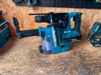 Makita DHR243 18V LXT accu combihamer met DX06 en accu, Ophalen of Verzenden, Zo goed als nieuw, 600 watt of meer, Boor- en/of Breekhamer