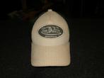 Von Dutch oval patch white cap pet, Ophalen of Verzenden, Zo goed als nieuw, One size fits all, Pet