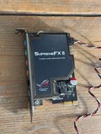 Asus ROG SupremeFX II PCIe Sound Card / Geluidskaart, Ophalen of Verzenden, Zo goed als nieuw, Intern, Asus ROG