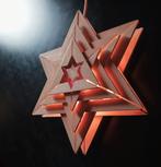 Klassieke Vintage Houten Kerstster / 30 cm, Diversen, Kerst, Ophalen of Verzenden, Gebruikt