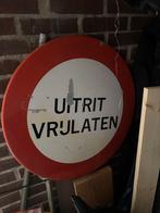 Verkeersbord Uitrit Vrijlaten, Verzamelen, Overige Verzamelen, Ophalen of Verzenden, Gebruikt