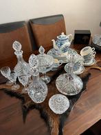 Diverse mooie kristallen karaffen en glazen., Antiek en Kunst, Antiek | Glas en Kristal, Ophalen of Verzenden