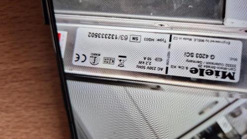 vaatwasser miele met storing, Witgoed en Apparatuur, Vaatwasmachines, Niet werkend, Inbouw, Minder dan 85 cm, 45 tot 60 cm, Ophalen