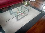 Mooie salontafel met draaibare bladen., Huis en Inrichting, Tafels | Salontafels, Ophalen, 50 tot 100 cm, Glas, 75 cm of meer