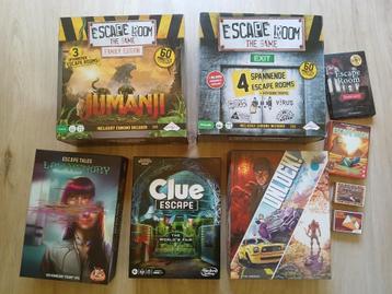 Escape Room en Detective spellen (Exit, Cluedo, MicroMacro) beschikbaar voor biedingen