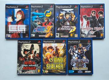 Playstation 2 (Ps2) + 2x G-con 2 gun met spellen. beschikbaar voor biedingen