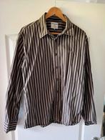 Garcia Jeans gestreept overhemd XL, Ophalen of Verzenden, Gedragen, Bruin, Halswijdte 43/44 (XL)
