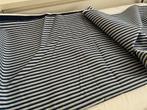 Grote lap blauw witte streepstof 4.20 x 1.40, Ophalen, Blauw, 120 cm of meer, Katoen