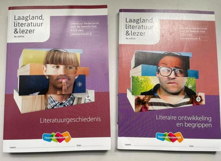 Nederlands Laagland Literatuur & Lezer A&B 4/5/6 VWO, Boeken, Schoolboeken, Nieuw, Nederlands, VWO, Ophalen of Verzenden