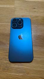 Apple iPhone 15 Pro Blauw 256GB, Telecommunicatie, Mobiele telefoons | Apple iPhone, Blauw, 88 %, Zo goed als nieuw, Met simlock