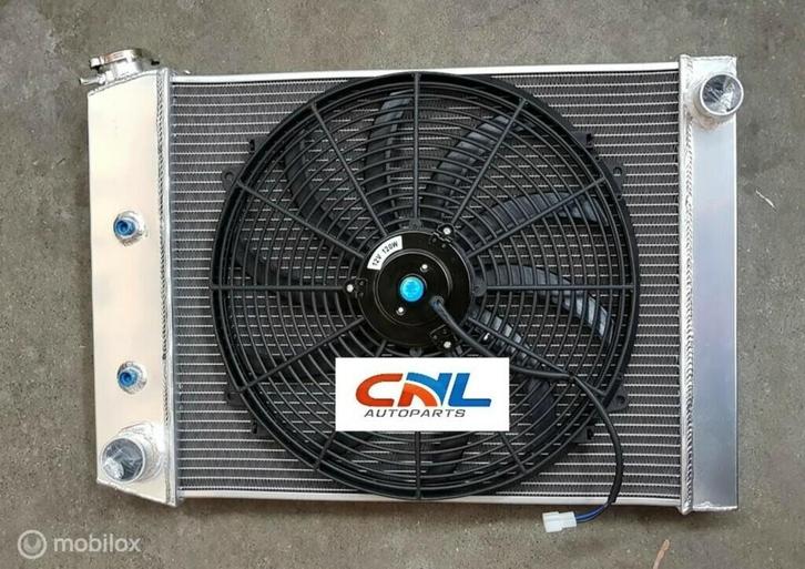 Radiateur+fan Ford Cortina 6-cylinder TC TD TE TF Radiator, Auto-onderdelen, Motor en Toebehoren, Nieuw, Ophalen of Verzenden