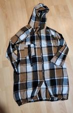 Flanellen vest met rits en capuchon, Kleding | Dames, Grote Maten, Ophalen of Verzenden, Zo goed als nieuw, Trui of Vest