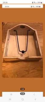 Houten servettenhouder, Ophalen, Zo goed als nieuw, Vierkant, Hout