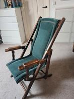 antieke stoel in hoogte verstelbaar van zit tot lig, Ophalen