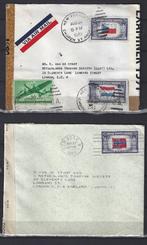 2 oude brieven uit VS met PRACHTIGE STEMPELS ; MEER BRIEVEN, Verzenden, Brief