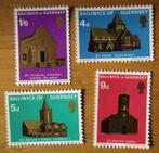 Guernsey, serie kerstmis, met kerken, 1970, Postzegels en Munten, Postzegels | Europa | UK, Verzenden, Postfris