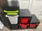 IKEA Trofast opbergsysteem met bakken, Ophalen, Kunststof, Gebruikt, 5 laden of meer