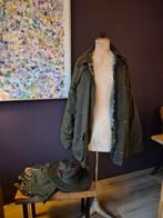Waxcoat Barbourstyle XL Groen, Ophalen of Verzenden, Gedragen, Maat 46/48 (XL) of groter, Groen
