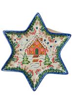 Bunzlau unikat Kalich bord star 24cm, Huis en Inrichting, Keuken | Servies, Verzenden, Keramiek, Nieuw, Bord(en)