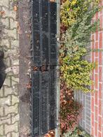 Lijngoot zwart kunststof 9 meter, Tuin en Terras, Tuinschermen, Ophalen, Kunststof, Gebruikt, 100 tot 150 cm