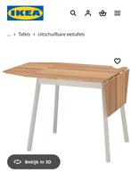 Inklapbare tafel/ bureau van ikea, Huis en Inrichting, Tafels | Eettafels, 100 tot 150 cm, Zo goed als nieuw, Rechthoekig, 50 tot 100 cm